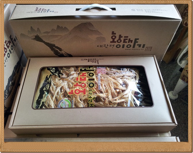 대관령황태이야기,대관령 황태채 선물세트 (250g)